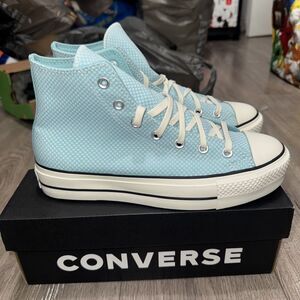 Converse 8 Chuck Taylor All Star Lift Hi Sneaker Infinity Pool Blue